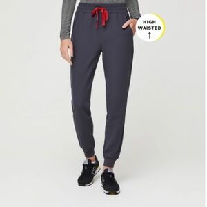 FIGS Charcoal Zamora High Waisted - Jogger Scrub Pants